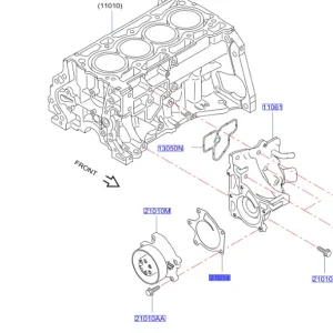 Nowy Uszczelka pompa wody nissan X-TRAIL - wyprzedaż