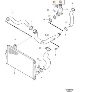 Obniżka ceny Uszczelka rezonatora Volvo