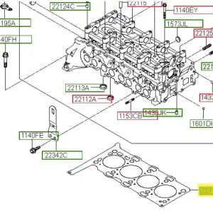 Wyjątkowa oferta Uszczelka głowicy Hyundai IX35 / Tucson - wyprzedaż