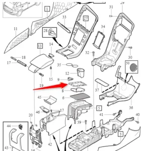 Łatwy zwrot Uszczelka gumowa uchwytu na napoje XC602017 Volvo