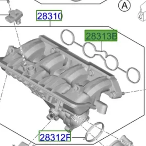 Kup online Uszczelka kolektora ssącego Kia ProCeed 20-25