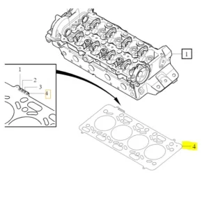 Uszczelka głowicy diesel V60 V40 S60 XC90 XC60 V40 Dostępne od ręki