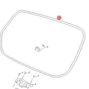 Łatwy zwrot Uszczelka bagażnika mg 3