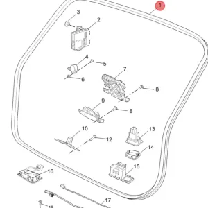 Zamów dziś Uszczelka bagażnika mg S5 ev