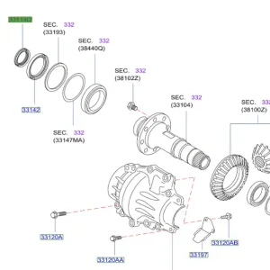 Uszczelka olejowa nissan - wyprzedaż Hit sprzedaży