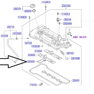 Obniżka ceny Uszczelka pokrywy zaworów