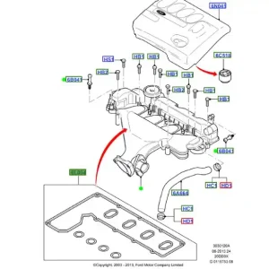 Uszczelka pokrywy zaworów 2.0d Nowy