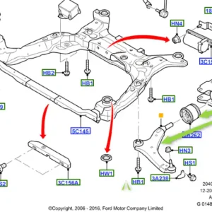 Do wyczerpania zapasów Wahacz przedni lewy mondeo smax galaxy 20062015 FORD - wyprzedaż