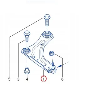Oferta limitowana Wahacz przedni lewy oryginał