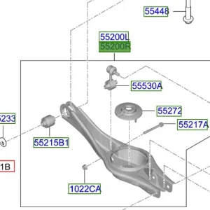Wahacz tylny dolny prawy Kia ProCeed 20-25 Rabat