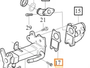 Uszczelka zaworu egr Volvo Nowość