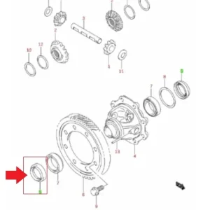 Uszczelniacz półosi oe Suzuki - wyprzedaż Zamów teraz