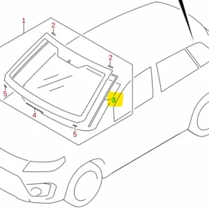 Szybka wysyłka Uszczelka szyby czołowej Suzuki Vitara - wyprzedaż