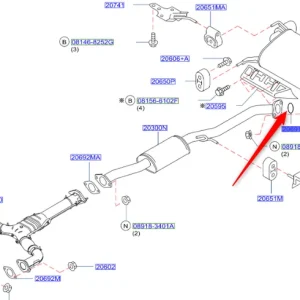 Obniżka ceny Uszczelka tłumika końcowego