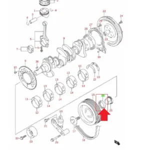 Nowość Uszczelniacz wału korbowego