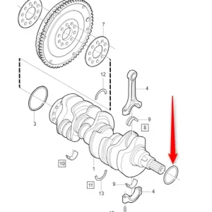 Promocja Uszczelniacz wału przód 4.4 V8 Volvo
