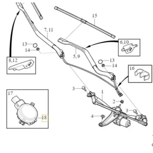 Uszczelnienie żelik czujnika deszczu szyby czołowej Wysoka jakość