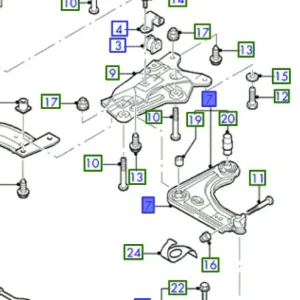 Ostatnia szansa Wahacz lewy przód fiesta 19891996 FORD - wyprzedaż