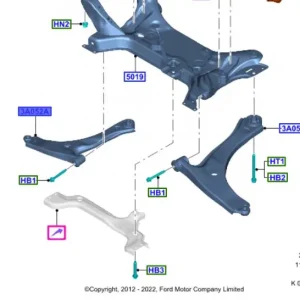 Szybka dostawa Wahacz prawy zawieszenia przedniego tts 20192012
