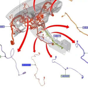 Wiązka kabiny Ford Fiesta 2017 - wyprzedaż Super okazja