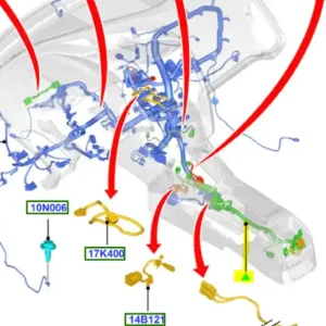 Wiązka kabiny Ford Focus MK3 - wyprzedaż Rabat