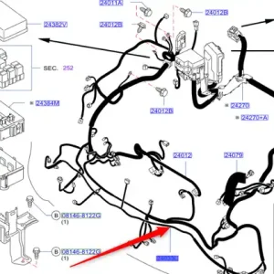 Kup teraz Wiązka komory silnika QX70 fx 20082019 Infiniti - wyprzedaż