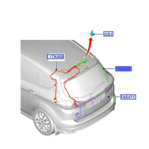 Wiązka pokrywy bagażnika kamery Ford Cmax 2015 2019 - wyprzedaż Darmowy zwrot