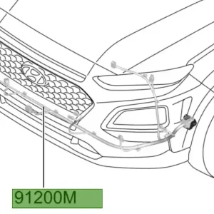 Super okazja Wiązka przewodów elektrycznych Hyundai Kona (2018) OE - wyprzedaż