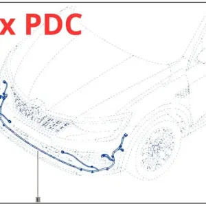 Dodaj do koszyka Wiązka przewodów przednich 6 czujników parkowania RENAULT ARKANA przód OE