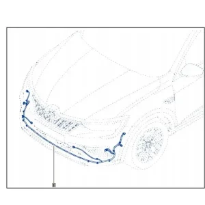 Wiązka przewodów przednich czujników parkowania arkana przód oe Wybór klientów