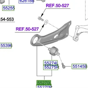 Wahacz wzdłużny tylny prawy Kia ProCeed 20-25 Nowy