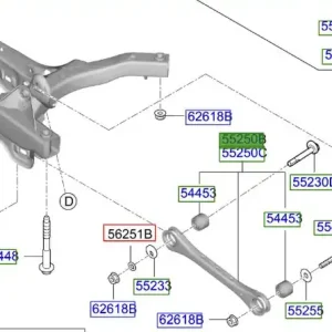 Bezpieczna płatność Wahacz zawieszenia lewy tył Kia ProCeed 20-25