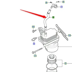 Dostępne od ręki Wąż chłodnicy oleju transit 20002006 2.4 FORD - wyprzedaż