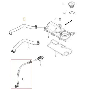 Zniżka Wąż gumowy przewód powietrza rura XC60 II XC90 II
