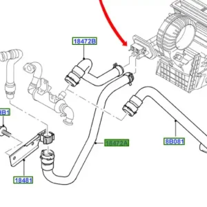 Rabat Wąż nagrzewnicy Ford Mondeo MK4 Smax Galaxy