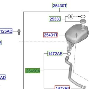Wyprzedaż Wąż zbiorniczka wyrównawczego Kia ProCeed 20-25