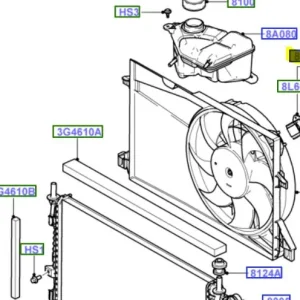 Wentylator chłodnicy fiesta fusion 0112 FORD - wyprzedaż Bestseller