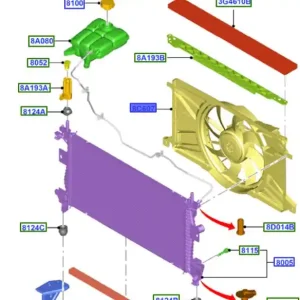 Wentylator chłodnicy focus MK3 FORD - wyprzedaż Wybór klientów