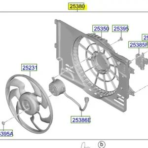 Wentylator chłodnicy kompletny Kia ProCeed 20-25 Oferta limitowana