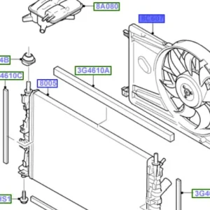 Wentylator silnika focus MK2 1.6 dohc FORD - wyprzedaż Promocja
