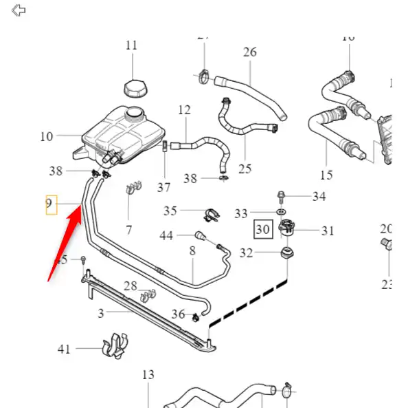Wężyk zbiorniczka wyrównawczego Wyjątkowa oferta