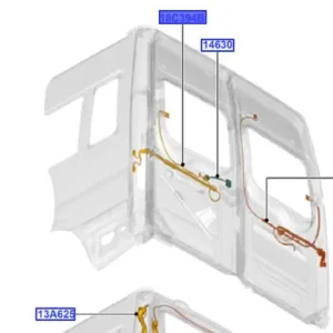 Zamów dziś Wiązka drzwi tylnych prawych ttg 20062014