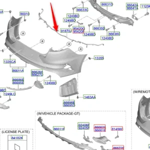 Wiązka zderzak tylnego 2020 Bezpieczne zakupy