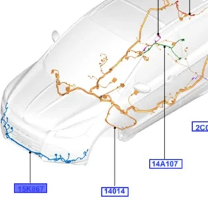 Rabat Wiązka zderzaka przedniego czujników parkowania Ford Kuga 2012 2020 - wyprzedaż