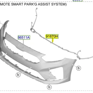 Wiązka zderzaka przedniego KIA ProCeed 20-25 Taniej