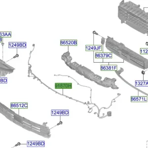 Wiązka zderzaka przedniego Kia Sportage 2025 Super okazja