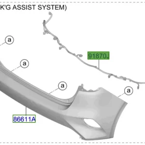 Super okazja Wiązka zderzaka tylnego KIA ProCeed 20-25