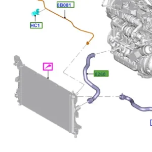 Popularny Wąż przewód chłodnicy Wody Ford Transit Connect 2013 - wyprzedaż