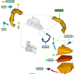 Szybka dostawa Wąż przewód filtra powietrza MK4