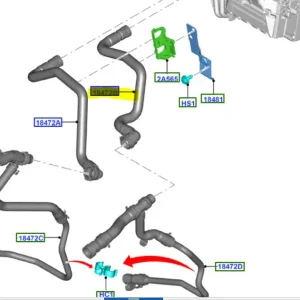 Szybka dostawa Wąż przewód nagrzewnicy Ford Focus MK3 - wyprzedaż